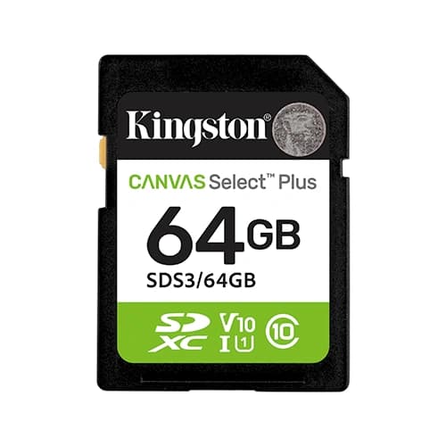 Kingston Canvas Select Plus 64GB SDXC Memory Card – TechCure India