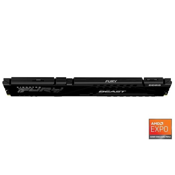 Kingston Fury Beast 16GB (1 X 16GB) DDR5 6000MHz CL30 Desktop Ram (Black) (KF560C30BBE-16) – TechCure India