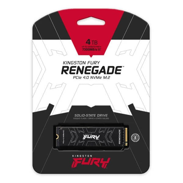 Kingston Fury Renegade 4TB M.2 NVMe Gen4 SSD – TechCure India