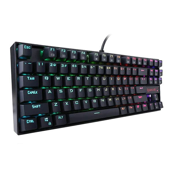 Redragon Kumara K552 Rainbow LED Backlit USB Mechanical Gaming Keyboard Black (Red Switch) – TechCure India
