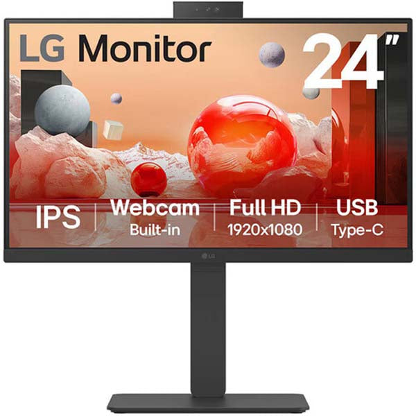 LG 24BA850-B 24" IPS Full HD (1920 x 1080) 100Hz Monitor (Black) – TechCure India