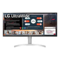 LG 34WN650-W UltraWide Monitor 34" 21:9 FHD (2560 x 1080) IPS Display, VESA DisplayHDR 400, AMD FreeSync, 3-Side Virtually Borderless Design - Silver – TechCure India