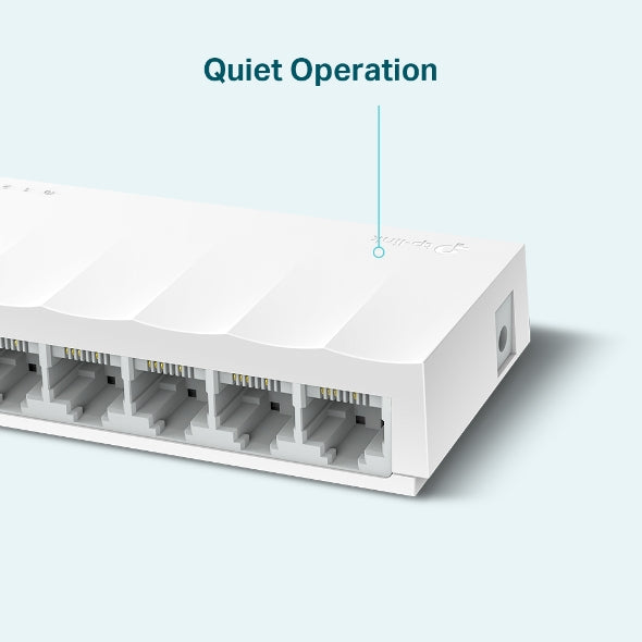 TPLink LS1008 8-Port 10/100Mbps Desktop Switch - 3