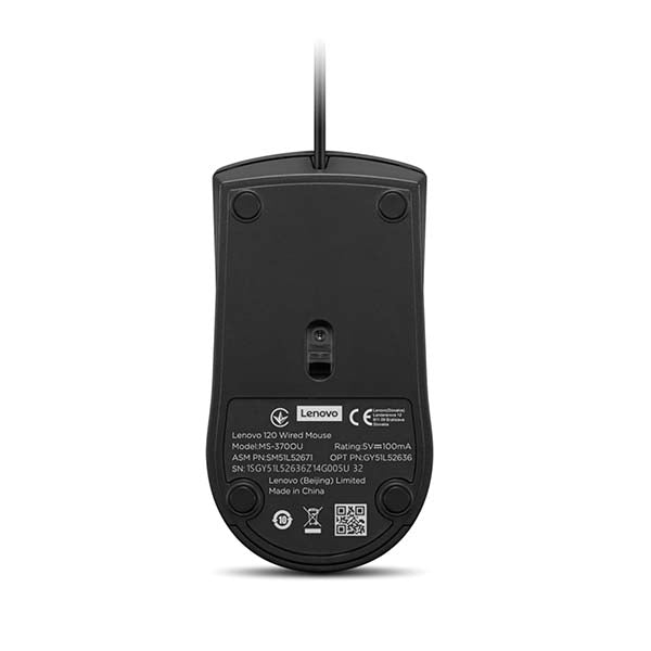 Lenovo 120 Wired Plug & Play USB Mouse – TechCure India
