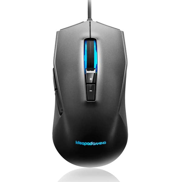 Lenovo Ideapad M100 Ergonomic Ambidextrous USB RGB Gaming Mouse (Black) – TechCure India
