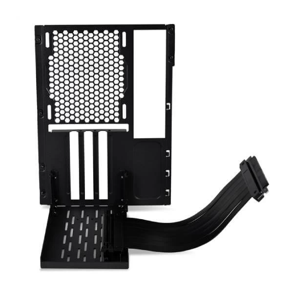 Lian Li O11DM-1X (PCI-E 3.0 X16) Vertical Graphics Card Holder With Riser Cable For O11D MINI (Black) – TechCure India