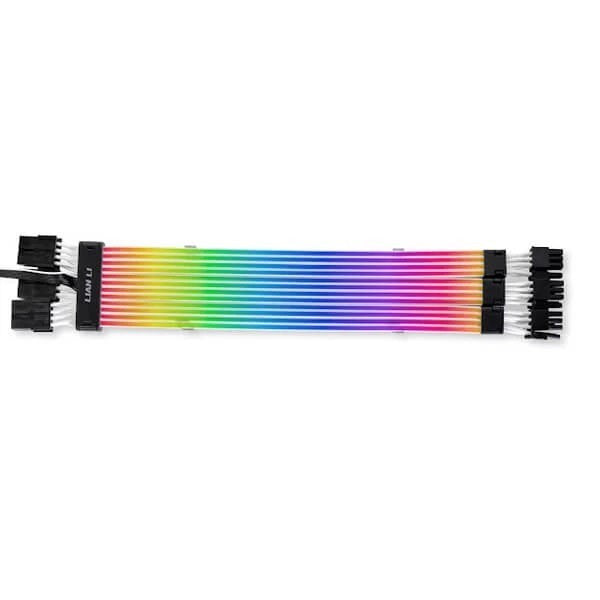 Lian Li Strimer Plus 3X8 V2 24-Pin ARGB GPU Extension Cable – TechCure India