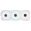 LIAN LI Uni Fan TL120 Reverse Blade 120mm LCD Wireless ARGB Cabinet Fan ( White ) ( Triple Pack )