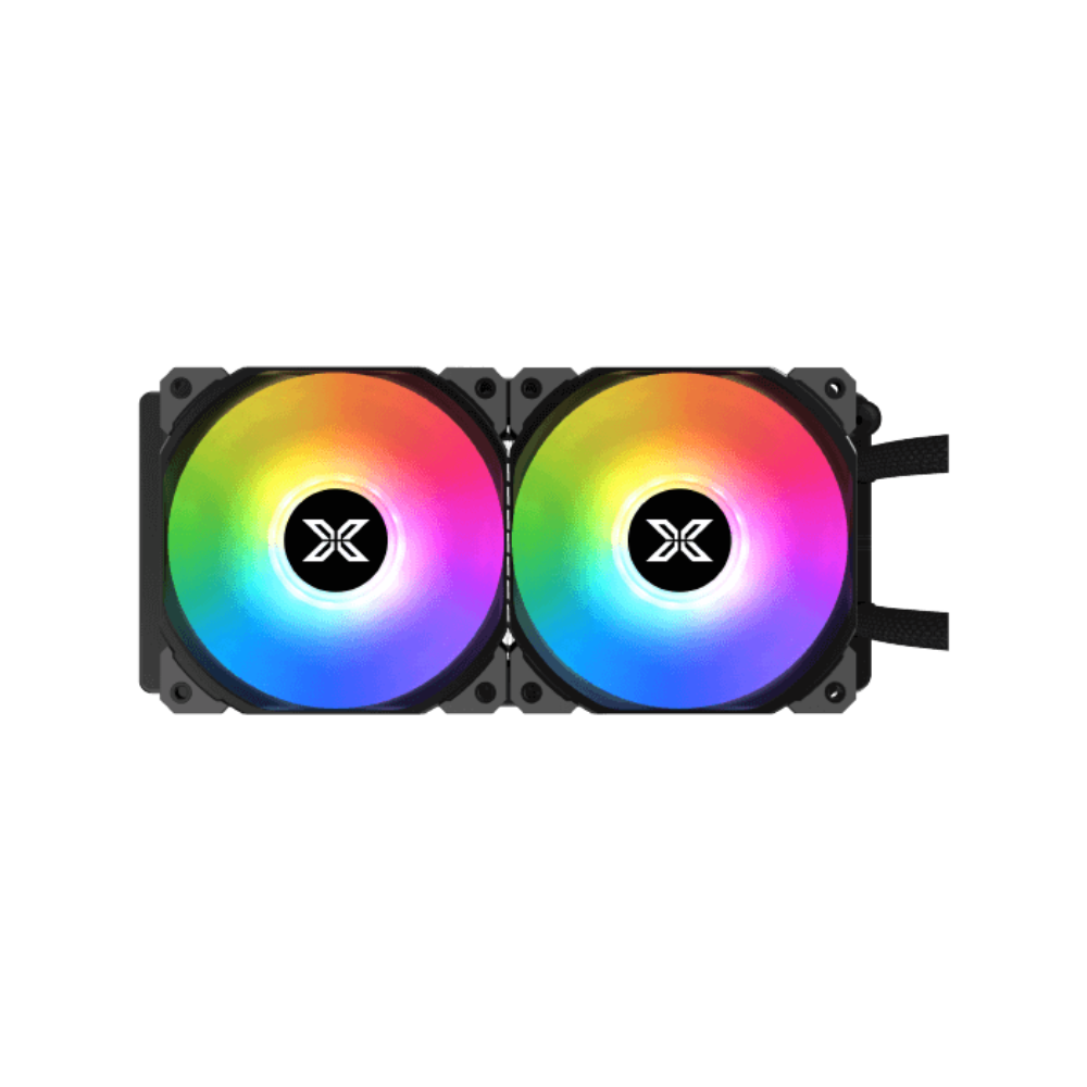 XIGMATEK Liquid Killer X 240 240mm ARGB Dual Tower CPU Liquid Cooler (Black) - 6