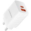 Ambrane Charge 67 67W Dual Port GaN Charger - White – TechCure India