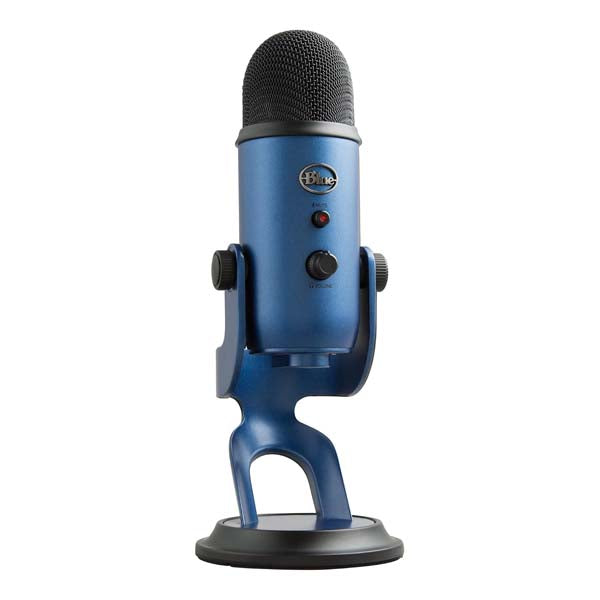 Logitech Blue Yeti USB Microphone for Recording, Streaming, Gaming, Podcasting on PC and Mac (Midnight Blue) – TechCure India