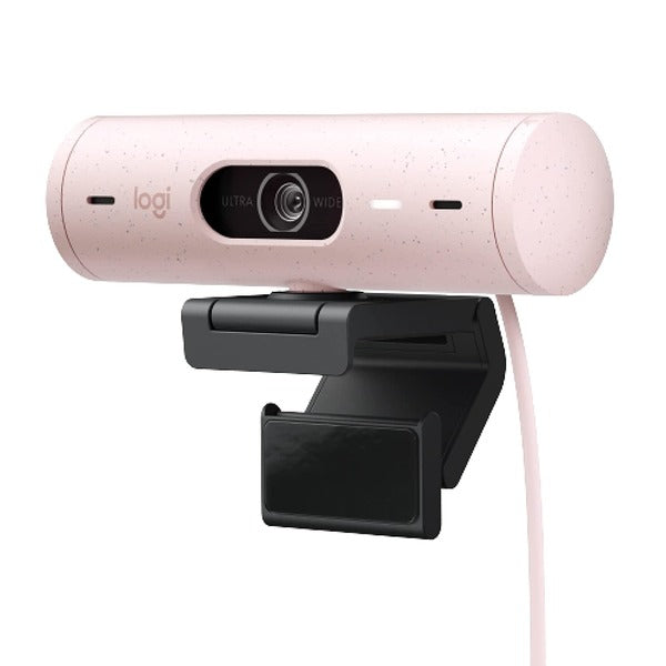 Logitech Brio 500 Full HD Webcam (Rose) – TechCure India