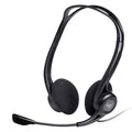 Logitech H370 USB Stereo Wired Over Ear Headphones with mic (Black) – TechCure India
