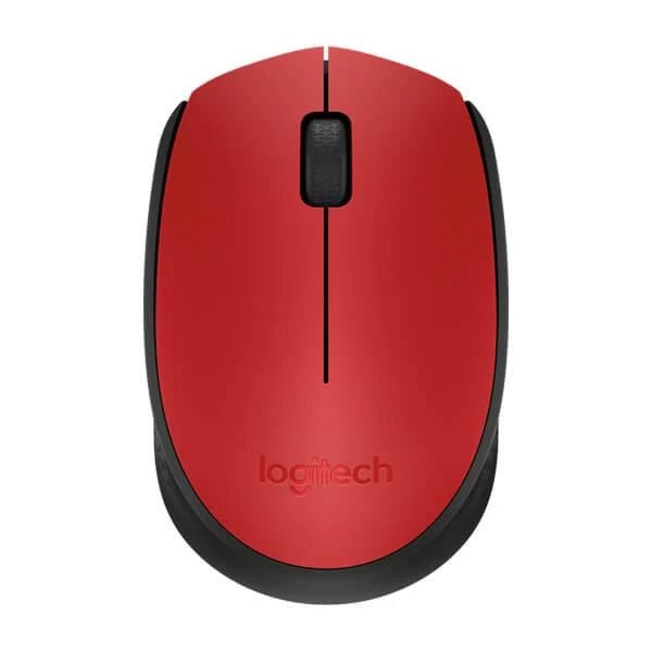 Logitech M171 Wireless Mouse (Red/Black) – TechCure India
