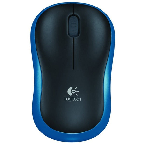Logitech M185 Wireless USB Mouse (Blue) – TechCure India