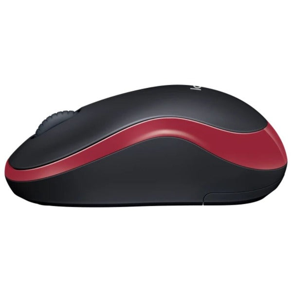 Logitech M185 Wireless USB Mouse (Red) – TechCure India