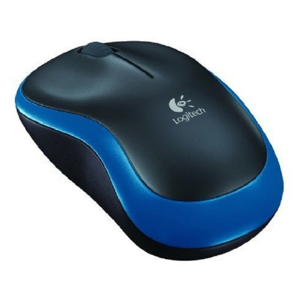 Logitech M185 Wireless USB Mouse (Blue) – TechCure India