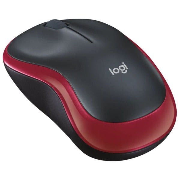 Logitech M185 Wireless USB Mouse (Red) – TechCure India