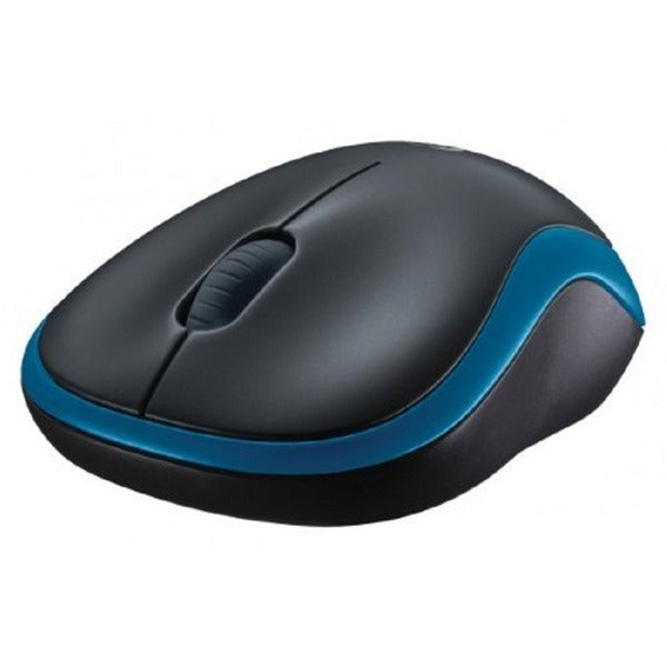 Logitech M185 Wireless USB Mouse (Blue) – TechCure India