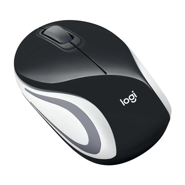 Logitech M187 Ultra Portable Mini Wireless Mouse (Black) – TechCure India