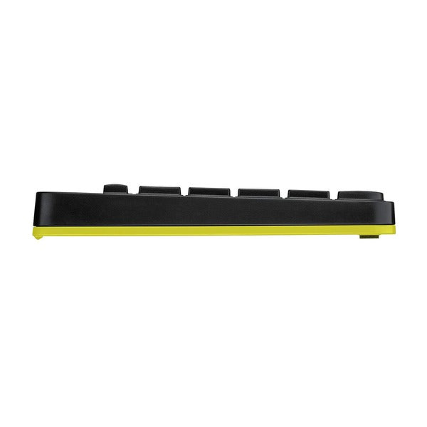 Logitech MK240 Nano Wireless USB Keyboard and Mouse Combo (Black/Chartreuse Yellow) – TechCure India