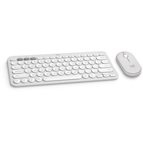 Logitech Pebble 2 Wireless Keyboard and Mouse Combo For Mac (White) – TechCure India