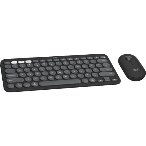 Logitech Pebble 2 Wireless Keyboard and Mouse Combo For Mac (Tonal Graphite) – TechCure India