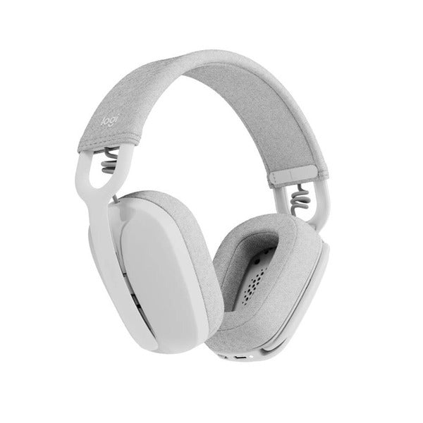 Logitech Zone Vibe 100 Lightweight Wireless Headphones (Off-white) – TechCure India