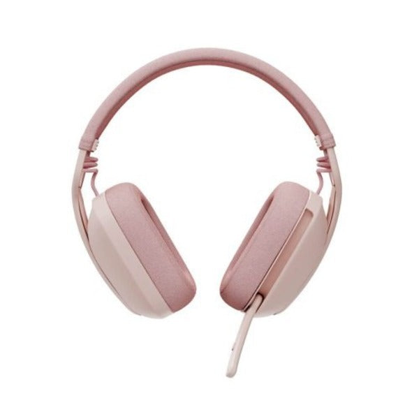 Logitech Zone Vibe 100 Lightweight Wireless Headphones (Rose) – TechCure India