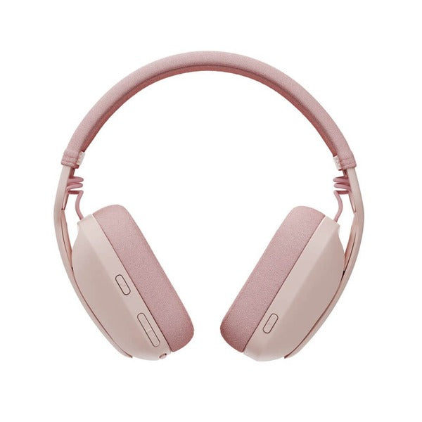 Logitech Zone Vibe 100 Lightweight Wireless Headphones (Rose) – TechCure India