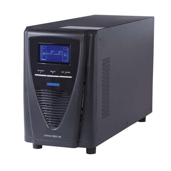 Luminous 1KVA LD1000IN Online UPS with Inbuilt Batteries – TechCure India