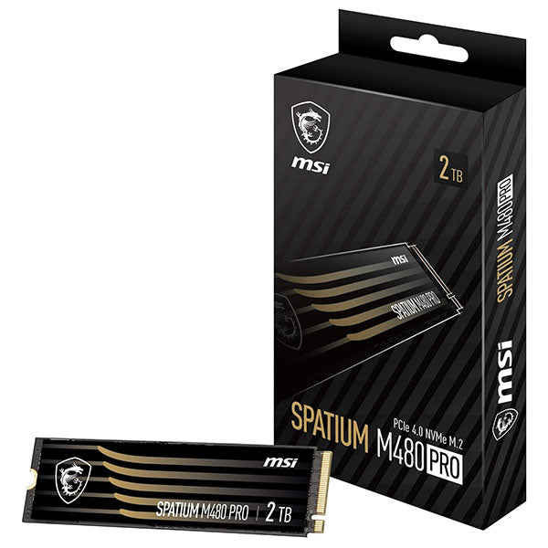 MSI Spatium M480 PRO 2TB PCIe 4.0 NVMe M.2 SSD – TechCure India