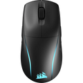 CORSAIR M75 RGB Lightweight Wireless ambidextrous Gaming Mouse ( Black ) ( 26000DPI / 6 Macro Buttons )