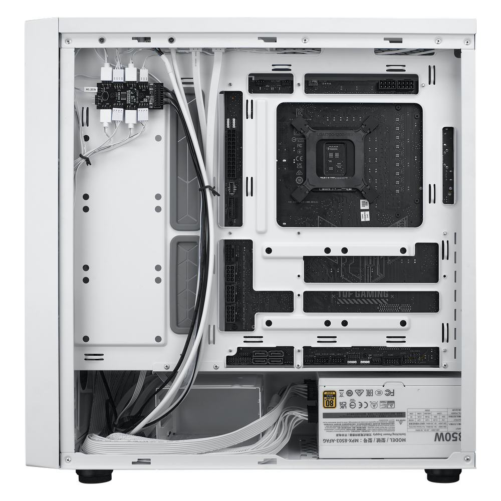 COOLER MASTER MB600 ARGB ATX Mid Tower Cabinet (White) – TechCure India