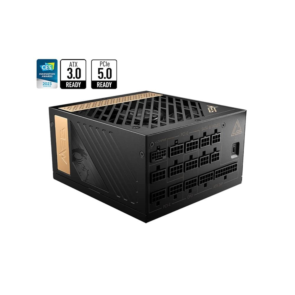 MSI MEG Ai1300P PCIe5 1300W 80+ Platinum Fully Modular 3.0 ATX Power Supply ( 1300W )