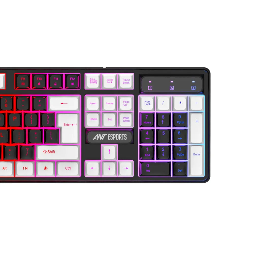 ANT ESPORTS MK1450 Full Size Membrane Wired Gaming Keyboard ( Black ) - 2