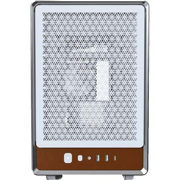 MONTECH Heritage PRO mATX Compact Leather Gaming Chassis with Signature Handle Design (White) – TechCure India