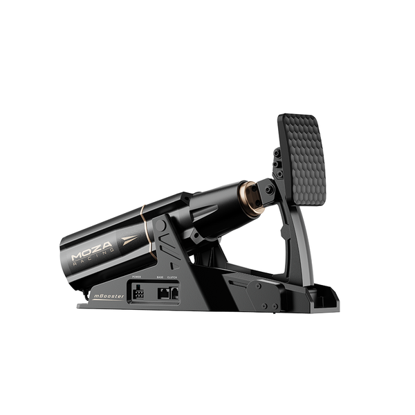 MOZA mBooster Active Pedal, Active Force Feedback Sim Racing Pedal, Dual 200kg Load Cell, 21-bit Magnetic Encoder – TechCure India