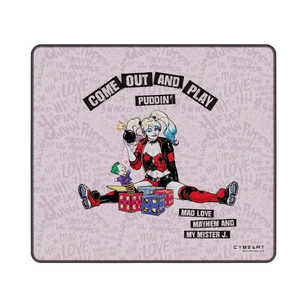 CYBEART | Harley Quinn Gaming Mouse Pad | L Premium Licensed Gaming Mouse Pad (450 x 350 x 4mm / Rapid Series) – TechCure India