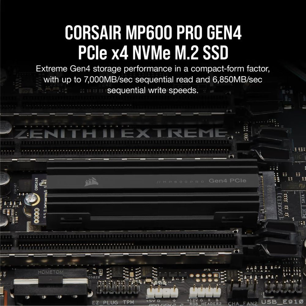 CORSAIR MP600 Pro 1TB M.2 NVME Gen4 Internal Solid State Drive ( SSD ) - 2
