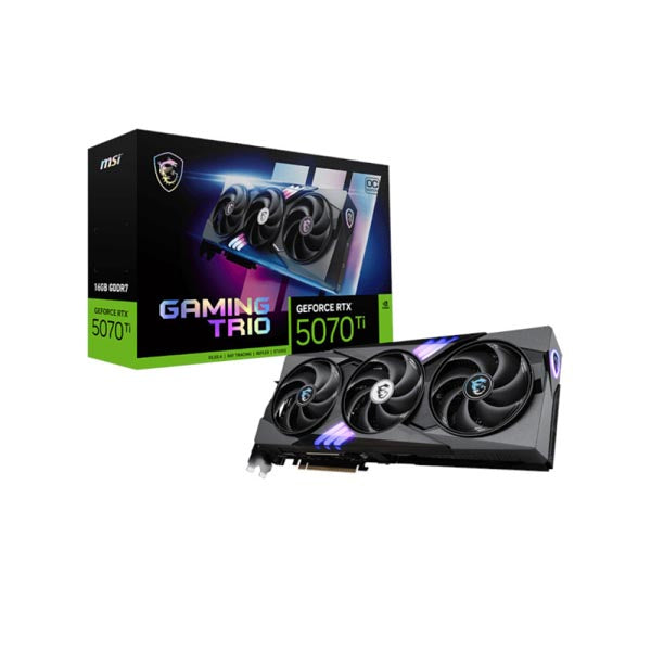 MSI GeForce RTX 5070 Ti Gaming Trio OC Plus 16GB GDDR7 Graphics Card – TechCure India