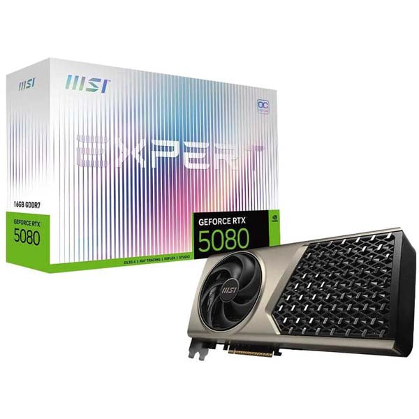 MSI GeForce RTX 5080 16G EXPERT OC Graphics Card – TechCure India