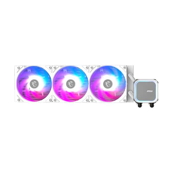 MSI MAG CORELIQUID A13 360mm ARGB AIO Liquid CPU Cooler (White) – TechCure India