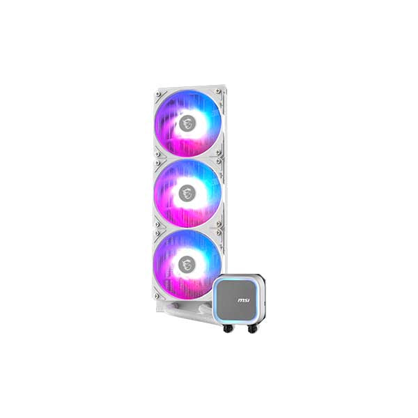 MSI MAG CORELIQUID A13 360mm ARGB AIO Liquid CPU Cooler (White) – TechCure India