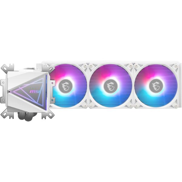 MSI MAG CORELIQUID I360 - AIO ARGB CPU Liquid Cooler - LGA 1700 Ready - Triple 120mm ARGB PWM Fans, White – TechCure India