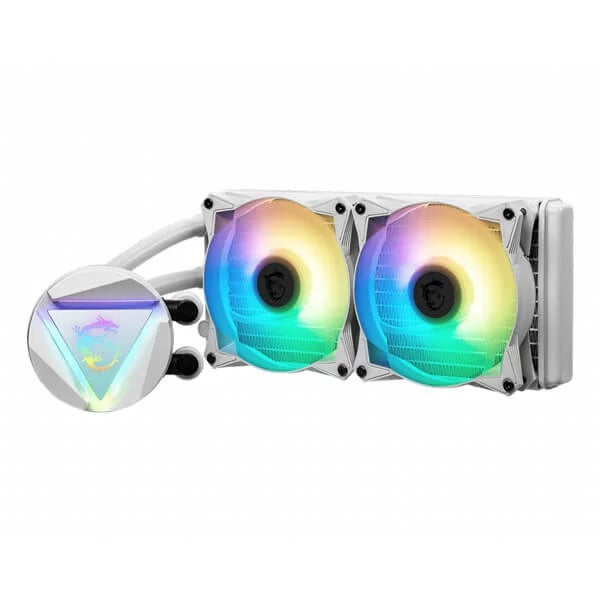 MSI MAG Coreliquid 240R V2 ARGB CPU Liquid Cooler (White) – TechCure India