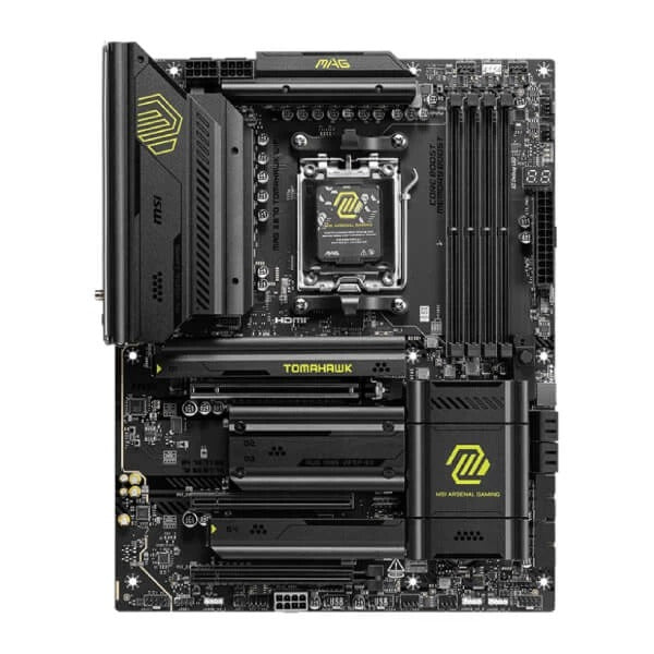 MSI MAG X870 Tomahawk WIFI DDR5 AM5 ATX Gaming Motherboard – TechCure India