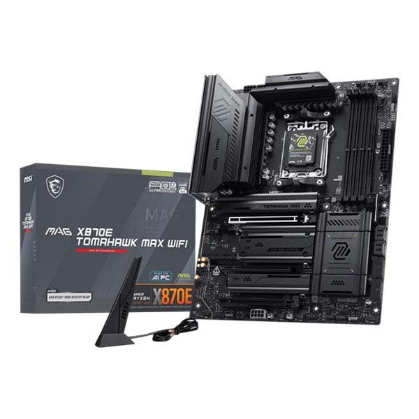 MSI MAG X870E TOMAHAWK MAX WIFI AM5 ATX Motherboard – TechCure India