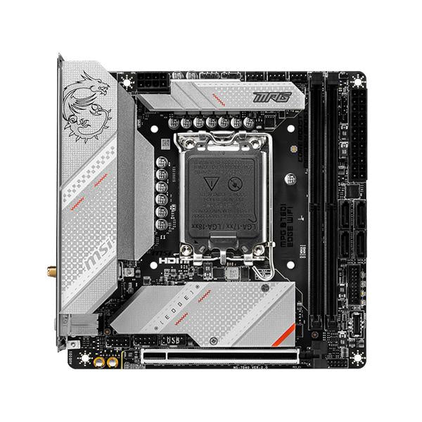 MSI MPG B760I EDGE WIFI LGA 1700 DDR5 Mini ITX Motherboard Supports Intel 12th , 13th & 14th Gen Processors – TechCure India