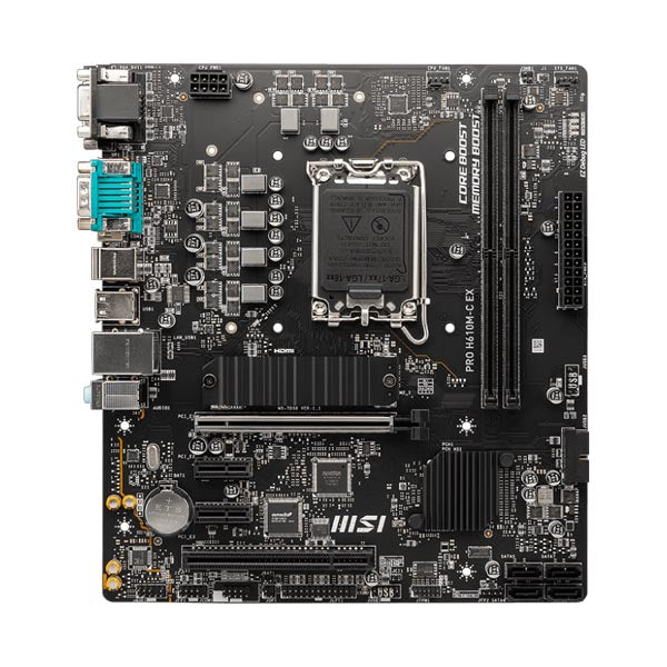 MSI PRO H610M-C EX DDR5 LGA 1700 M-ATX Motherboard – TechCure India